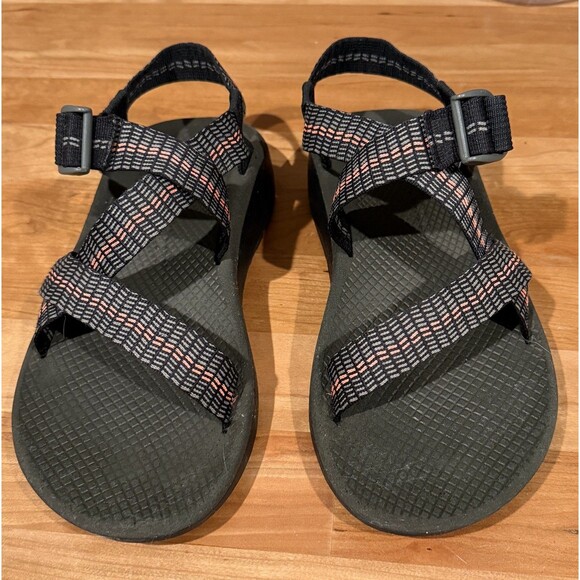 Chaco Men's Classic Sport Sandal Gray Orange 8 M US - Picture 1 of 11